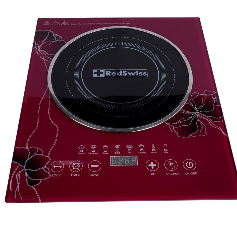 Red Swiss Induction Electric Cooker – Smart & Energy Saving Cooker Bangladesh | Mahzam BD