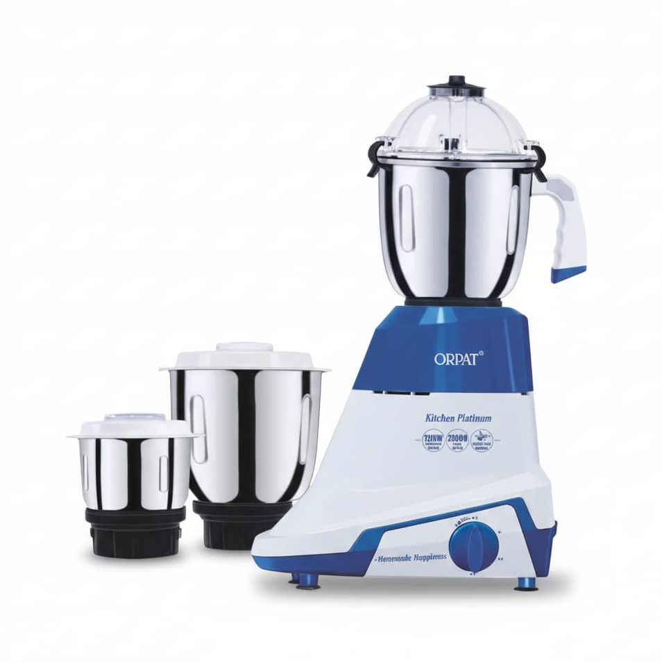 ORPAT Mixer Grinder 1200-Watt, অর্পাট ব্লেন্ডার ও গ্রাইন্ডার মেশিন।