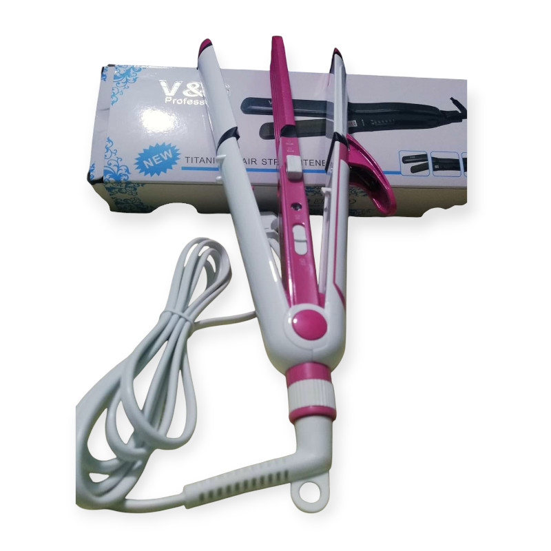 Redien Hair Straightener RN-8891 – Fast Heating Ceramic Hair Straightener for Salon-Style Hair at Home | হেয়ার স্ট্রেইটনার - Mahzam BD