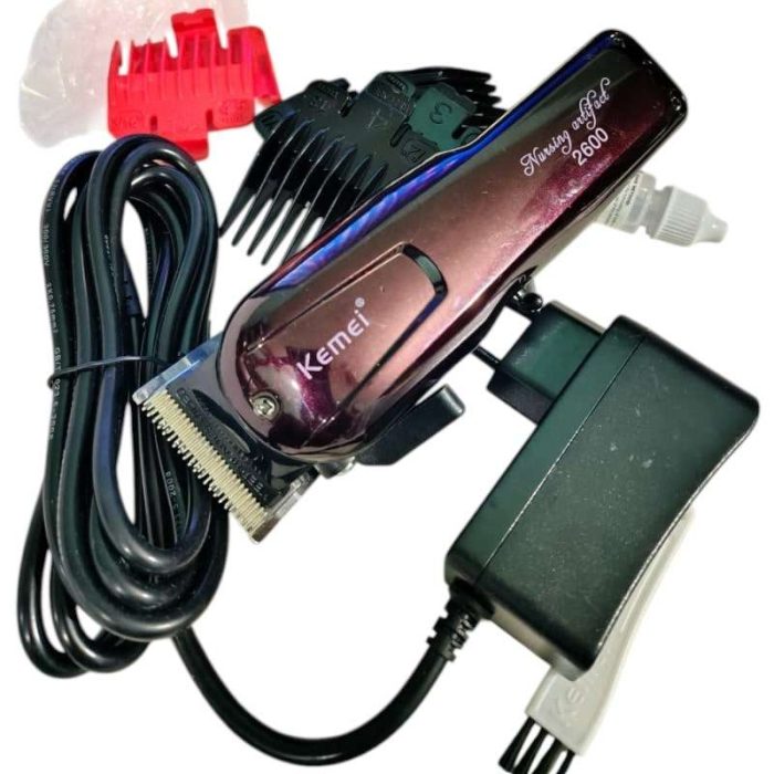 Stainless Steel Blade of Kemei KM-2600 Hair Cutting Machine for Smooth Trimming