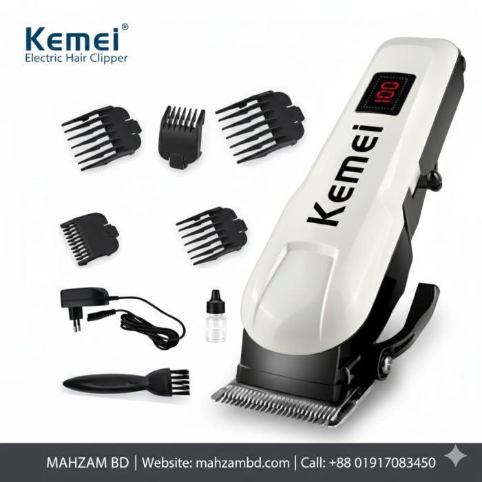Kemei KM 809A Rechargeable Hair Trimmer Front View