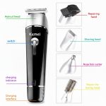 Kemei KM-1015 5-in-1 Hair Clipper and Beard Trimmer – Original Grooming Kit from MAHZAM BD