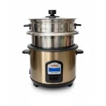 Hamko Rice Cooker 1.8 L - Golden color, 85% Energy savings - হেমকো রাইস কুকার ১.৮ লিটার।