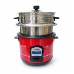 Hamko Rice Cooker 1.8 Liter-Red color, 85% Energy savings - হেমকো রাইস কুকার ১.৮ লিটার।