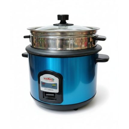 Hamko Rice Cooker 1.8 Liter-Silver color, 85% Energy savings - হেমকো রাইস কুকার।