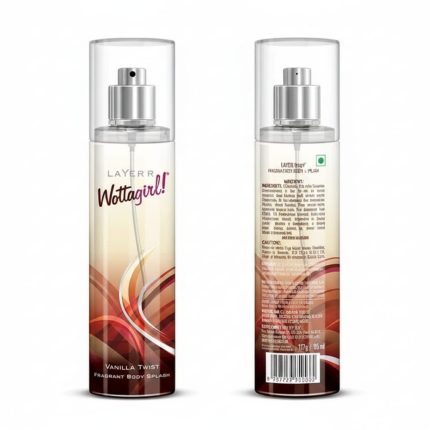 Layer'r Wottagirl Vanilla Twist Body Splash 135ml | লেয়ার ওয়টাগার্ল ভ্যানিলা টুইস্ট পারফিউম ফর উইমেন
