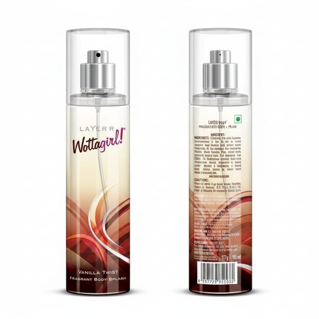 Layer'r Wottagirl Vanilla Twist Body Splash 135ml | লেয়ার ওয়টাগার্ল ভ্যানিলা টুইস্ট পারফিউম ফর উইমেন