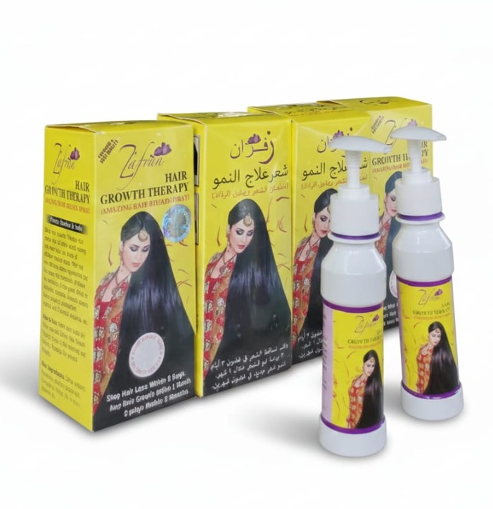Zafran Hair Growth Therapy – চুল বৃদ্ধির থেরাপি (Amazing Hair Regain Spray) 100% Original & Herbal