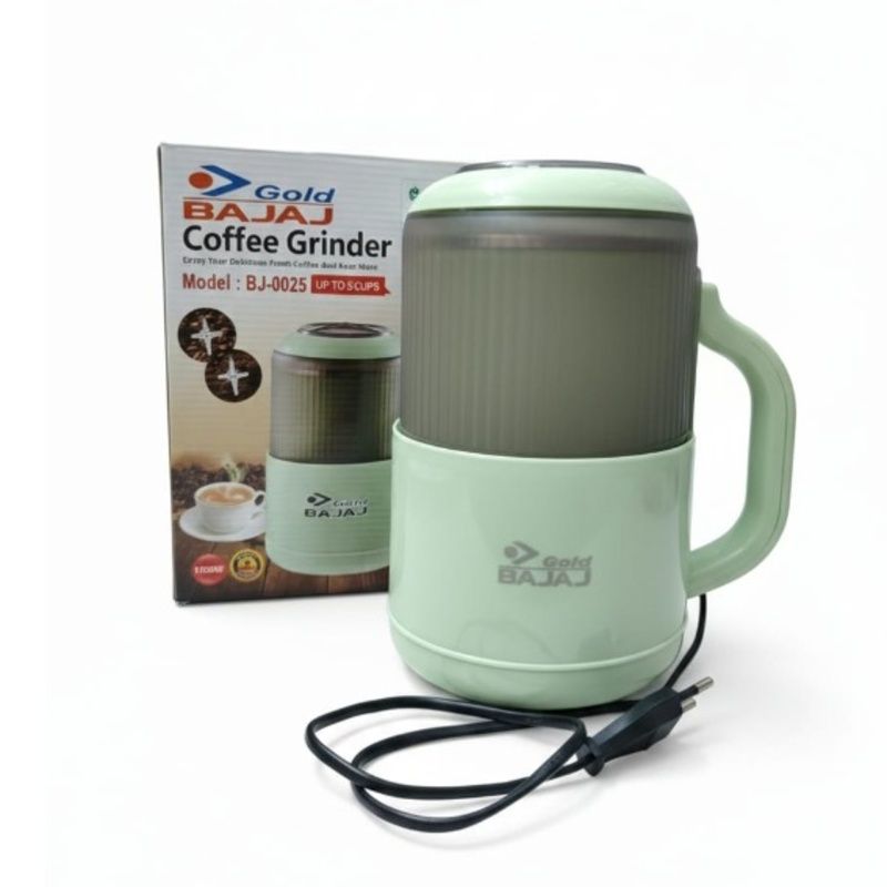 Gold Bajaj Coffee Grinder BJ-0025 – Powerful Electric Coffee & Spice Grinder | Genius Technology