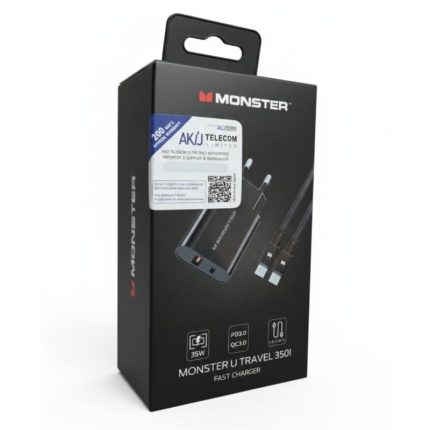 Monster U Travel 3501 35W Fast Charger – Safe & Quick PD QC Charging