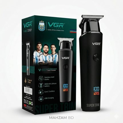 VGR V-937 Trimmer – Professional Rechargeable Hair & Beard Trimmer for Men
